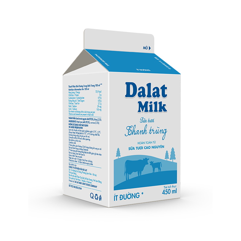 Пастеризованное молоко мало сахара 450 ml