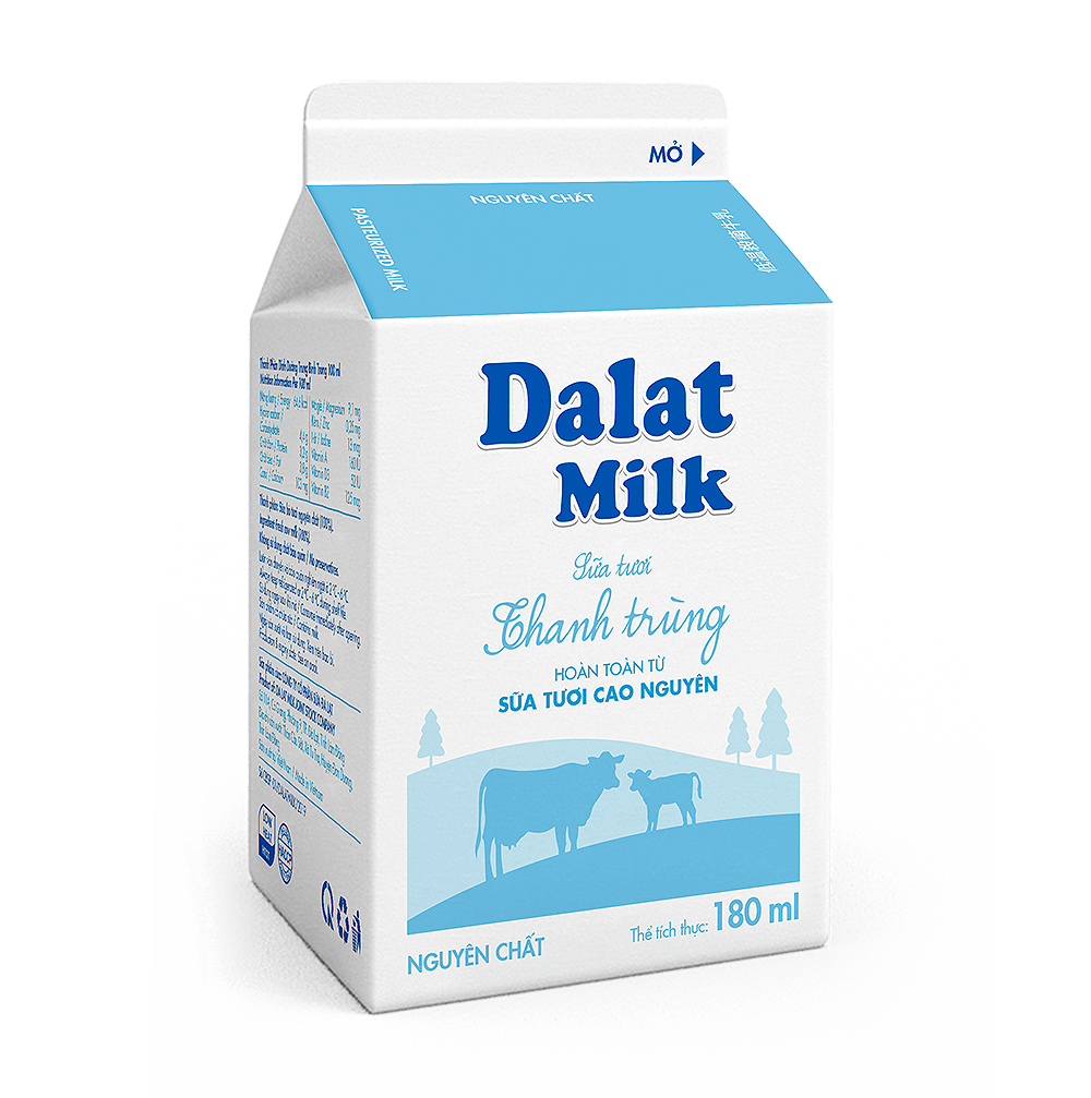 Пастеризованное молоко классический 180ml