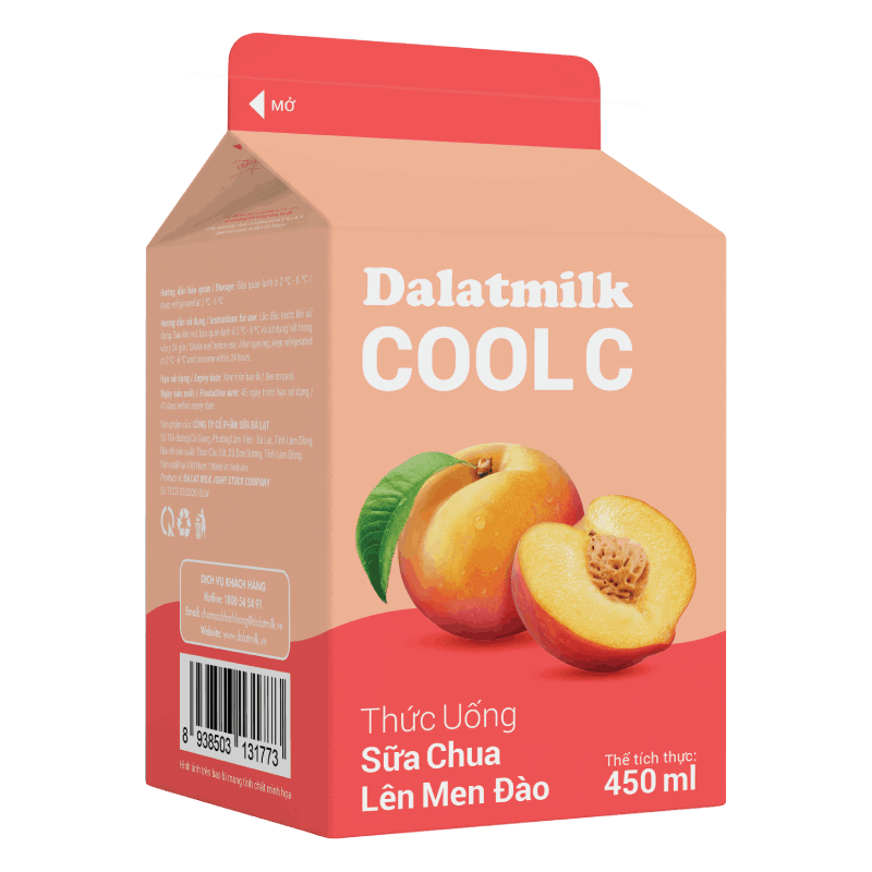 Thức Uống 요거트 Lên Men 복숭아 450 ml (신패키지)